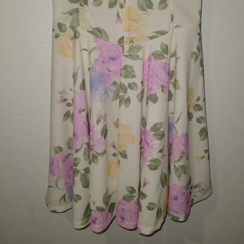 ZARA (BLOGGERS FAV) Floral Mini Corset Dress - Picture 8 of 11